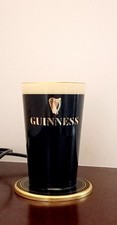 Guinness Illuminated Bar Top Pub Sign Advertising Light Rare