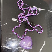 Lola Rose Lovely Amethyst Heart Necklace Amethyst Quartzite
