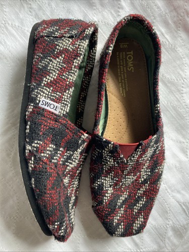 Toms classics burgundy black - toms, burgundy/black