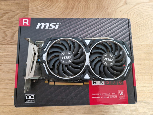 Msi amd radeon 570 - rx, 8g