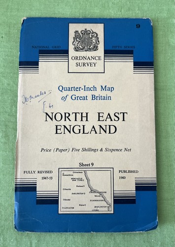 Quarter inch map sheet 9 - quarter,