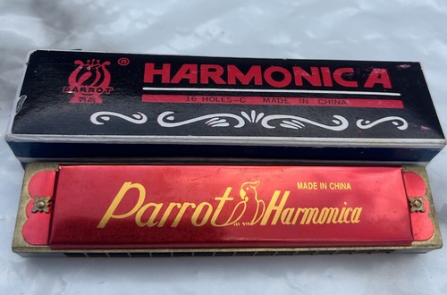 Vintage parrot harmonica - parrot,