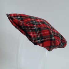 Baby boys girls royal stewart red tartan & lined flat cap newborn to 36 month 