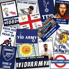 50x Tottenham Football Stickers , fan designed. Inspired by Spurs,London,hat,yid