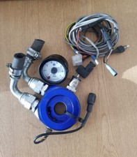 Spa Design Oil Pressure Gauge & Sandwich Plate Kit Race Track Motorsports