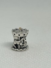 Genuine Pandora Charm Carousel Merry Go Round Two Tone Moments ! USED !