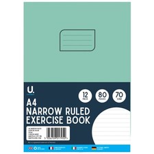 Narrow ruled exercise - narrow,