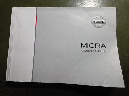 Nissan micra owners manual - micra, /
