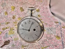 John Ward Large Silver Verge Watch: London 1815