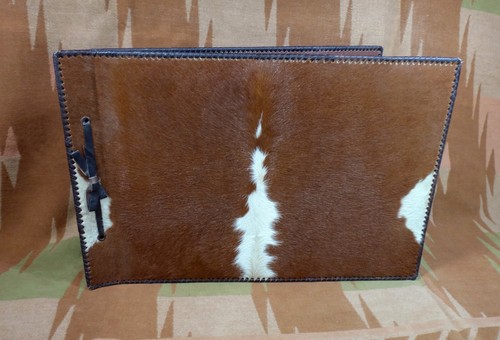 Vintage western cowhide photo - western,