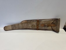 Leather Gun Slip Case / Bag. Vintage Item Rare Find Shot Gun slip 2 Piece slip