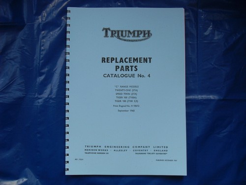 Triumph 3ta 5ta t100a t100ss - triumph, 3ta,5ta,t100a,t100ss