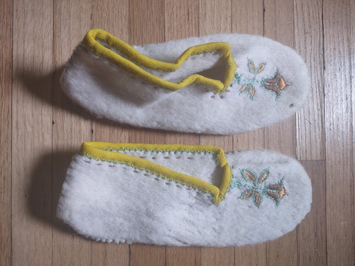 Handmade wool slippers - wool,