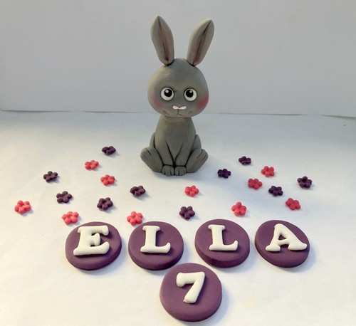 Handmade edible rabbit - rabbit, cake