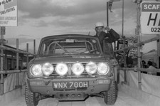 Will Sparrow Nigel Raeburn, Mini clubman BRC Rally Car 1971 Racing Old Photo 5