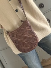 BIBA Brown Leather Bag