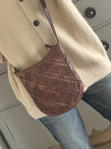 Biba brown leather bag - brown,