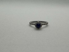 Pandora blue stone September birthstone ring size 58