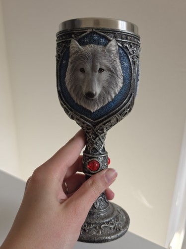 Gothic wolf chalice goblet - gothic,