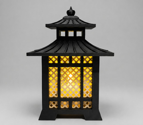 Japanese lantern night - japanese, light
