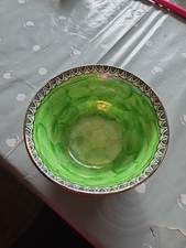 Maling Newcastle-on-Tyne Blue Lustre Peony Gilt Bowl 5508