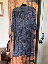 Grey paisley tunic - paisley, dress