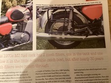 Mz 250 TOURING MOTORCYCLE ARTICLE.