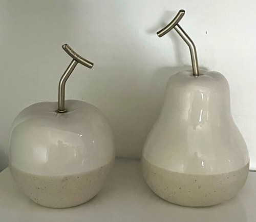 Apple pear ornaments - 2,