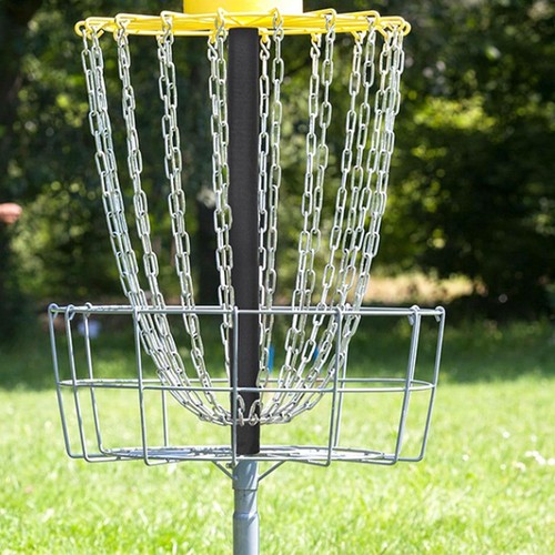 Disc golf basket silence - golf,