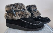 Earth Spirit Black Suede &