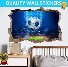 Football Hole In Wall Sticker