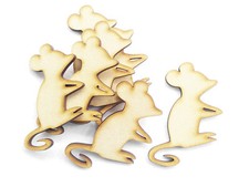 Mouse Animal Wooden Craft