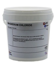 Magnesium Chloride Flakes Dead Sea Salts - In 1kg TUB - 100% Pure Bath Salt Soak