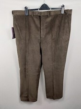 M&S Sartorial Mens Dark Green Trousers Size W44 (161-64)