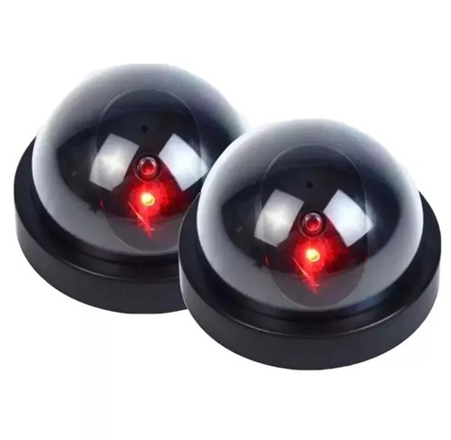 Dummy cctv dome camera - dummy, red