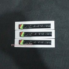 3x Small Black Glossy R-SPORT