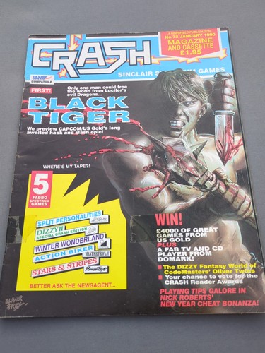 Crash magazine issue - magazine,