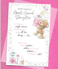 Great granddaughter birthday - great,