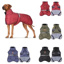 Large Dog Clothes Winter Jacket Waterproof  Thicken Pet Coat with Reflective