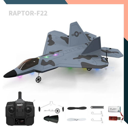 Remote control f22 fighter - control,