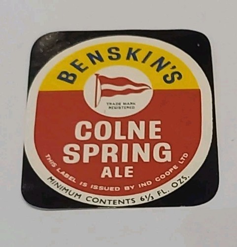 Benskin ind coope - -, colne