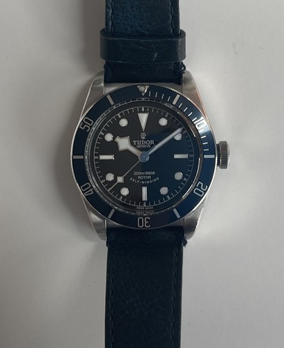 Tudor heritage black bay blue - heritage,