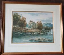 The Ruins of Glengarry Castle, J Hamilton GLASS,SSA, fl 1890Watercolour, Signed