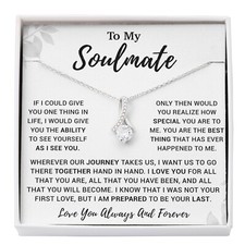To My Soulmate Necklace Gift