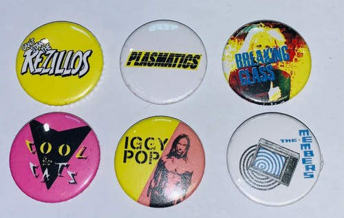 Quality retro punk pin badge - retro,