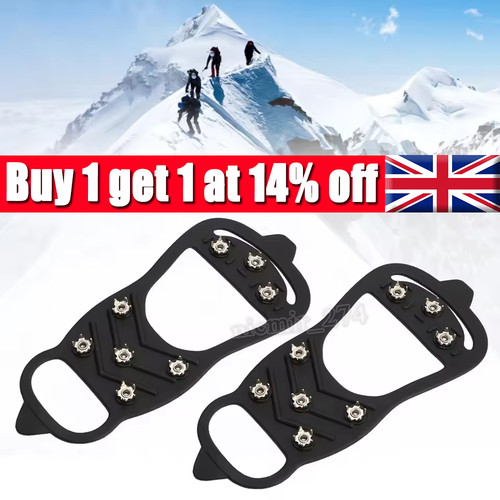 2pcs ice grippers non slip - ice, non-slip