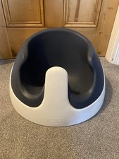 Mamas & Papas Baby Snug Seat & Feeding/Play Tray Grey & White - Floor Chair