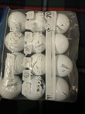 12 used Titleist ProV1  golf balls in good condition