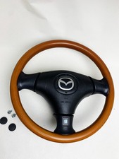 MAZDA MX-5 Miata Roadster Nardi Wood & Leather Steering Wheel NB8C NB6C OEM  JDM