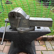 Record No7 engineers bench vice 7” jaw  240mm opening garage workshop tool  